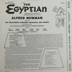The Egyptian Soundtrack (Bernard Herrmann, Alfred Newman) - CD Achterzijde