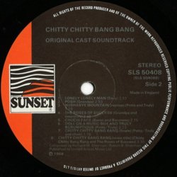 Chitty Chitty Bang Bang Soundtrack (Irwin Kostal) - cd-inlay