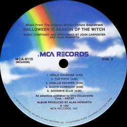 Halloween III: Season of the Witch Soundtrack (John Carpenter, Alan Howarth) - cd-inlay