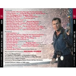 Die Hard 2: Die Harder Soundtrack (Michael Kamen) - CD Achterzijde