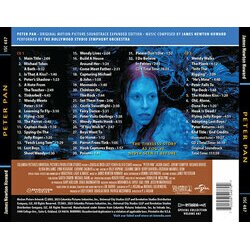Peter Pan Soundtrack (James Newton Howard) - CD Back cover