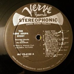 The Gene Krupa Story Soundtrack (Gene Krupa, Leith Stevens) - cd-inlay