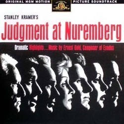 Judgment at Nuremberg Soundtrack (Ernest Gold) - CD cover
