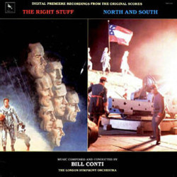 The Right Stuff / North and South Soundtrack (Bill Conti) - CD cover
