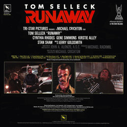 Runaway Soundtrack (Jerry Goldsmith) - CD Back cover