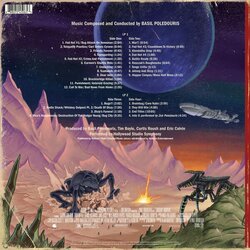 Starship Troopers Soundtrack (Basil Poledouris) - CD Back cover