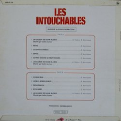 Les Intouchables Soundtrack (Ennio Morricone) - CD Back cover