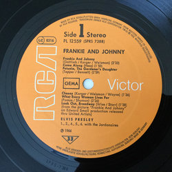 Frankie and Johnny Soundtrack (Various Artists, Fred Karger, Elvis Presley) - cd-cartula
