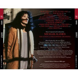 Suspect Soundtrack (Michael Kamen) - CD Back cover