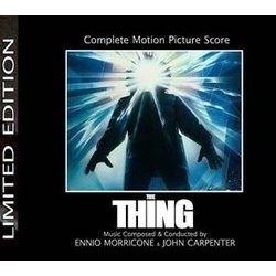The Thing Soundtrack (John Carpenter, Ennio Morricone) - CD cover