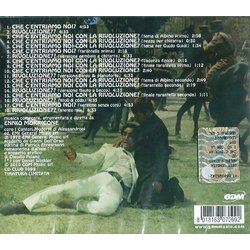 Che C'Entriamo noi con la Rivoluzione? Soundtrack (Ennio Morricone) - CD Back cover