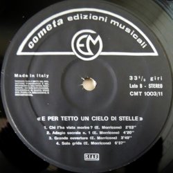 ...E per Tetto un Cielo di Stelle Soundtrack (Ennio Morricone) - cd-inlay
