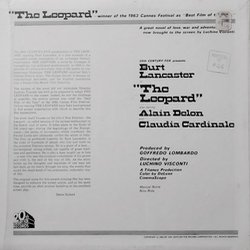 The Leopard Soundtrack (Nino Rota) - CD Back cover