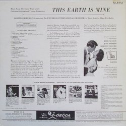 This Earth is Mine Soundtrack (Hugo Friedhofer) - CD Back cover
