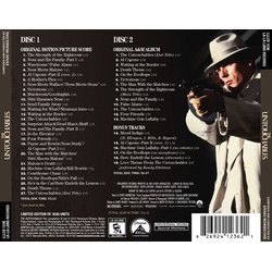 The Untouchables Soundtrack (Ennio Morricone) - CD Back cover