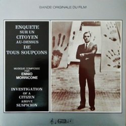 Enqute sur un Citoyen au-dessus de Tous Soupons Soundtrack (Ennio Morricone) - CD cover