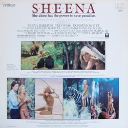 Sheena Soundtrack (Richard Hartley) - CD Back cover