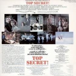 Top Secret! Soundtrack (Maurice Jarre) - CD Back cover