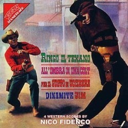 Ringo il Texano / All'Ombra di una Colt / Per il Gusto di Uccidere / Dinamite Jim Soundtrack (Nico Fidenco) - CD cover