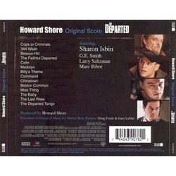 The Departed Soundtrack (Howard Shore) - CD Back cover