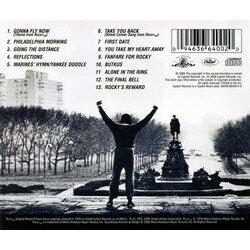 Rocky Soundtrack (Bill Conti) - CD Back cover