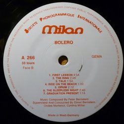 Bolero Bande Originale (Peter Bernstein) - cd-inlay