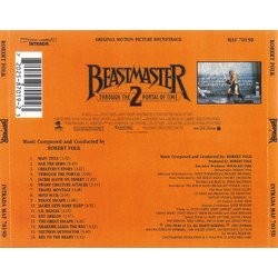Beastmaster 2: Through the Portal of Time Soundtrack (Robert Folk) - CD Back cover