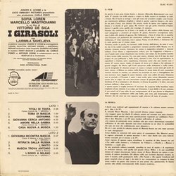 I Girasoli Soundtrack (Henry Mancini) - CD Back cover