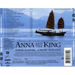 Anna and the King Soundtrack (George Fenton) - CD Back cover