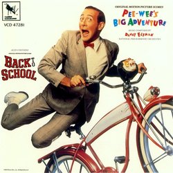 Pee-wee's Big Adventure / Back to School Soundtrack (Danny Elfman) - CD cover