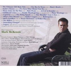 The Ultimate Gift Soundtrack (Mark McKenzie) - CD Back cover