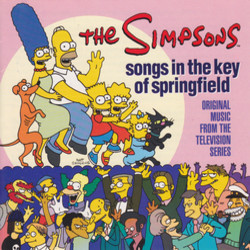 The Simpsons Soundtrack (Alf Clausen, Danny Elfman) - CD cover