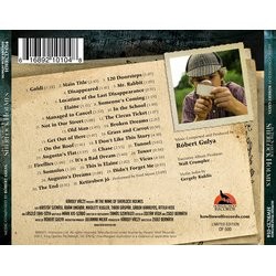 In the Name of Sherlock Holmes Soundtrack (Robert Gulya) - CD Back cover