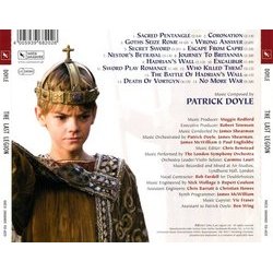The Last Legion Soundtrack (Patrick Doyle) - CD Back cover