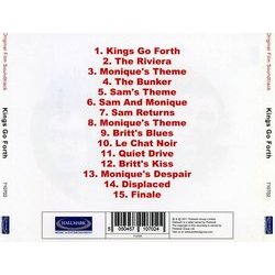 Kings go Forth Soundtrack (Elmer Bernstein) - CD Trasero