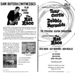 The Rat Race Soundtrack (Elmer Bernstein, Sam Butera) - CD Back cover