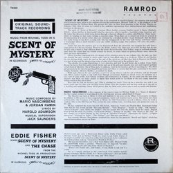 Scent of Mystery Soundtrack (Harold Adamson, Mario Nascimbene, Jordan Ramin) - CD Back cover