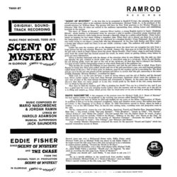 Scent of Mystery Soundtrack (Harold Adamson, Mario Nascimbene, Jordan Ramin) - CD Back cover