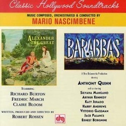 Alexander The Great / Barabbas Soundtrack (Mario Nascimbene) - CD cover