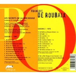 Les Secrets de la Mer Rouge Soundtrack (Franois de Roubaix) - CD Back cover