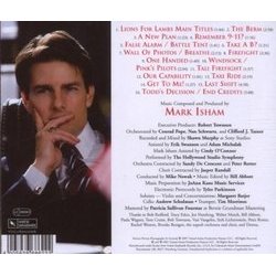 Lions for Lambs Soundtrack (Mark Isham) - CD Back cover