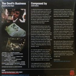 The Devil's Business Soundtrack (Justin Greaves) - CD Back cover
