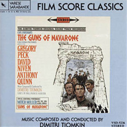 The Guns of Navarone Soundtrack (Dimitri Tiomkin) - CD cover