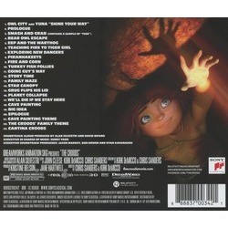 The Croods Soundtrack (Alan Silvestri) - CD Back cover