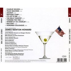 Charlie Wilson's War Soundtrack (James Newton Howard) - CD Back cover