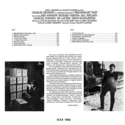 Breakheart Pass Soundtrack (Jerry Goldsmith) - CD Achterzijde