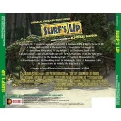 Surf's Up Soundtrack (Mychael Danna) - CD Back cover