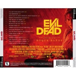 Evil Dead Soundtrack (Roque Baos) - CD Achterzijde
