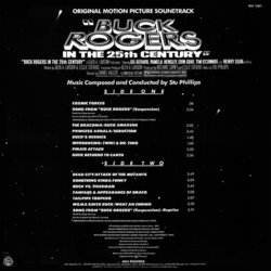 Buck Rogers in the 25th Century Soundtrack (Stu Phillips) - CD Back cover