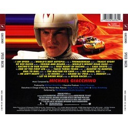 Speed Racer Soundtrack (Michael Giacchino) - CD Back cover